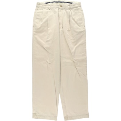 古着 ラルフローレン Ralph Lauren POLO RALPH LAUREN ツータック チノパンツ メンズw32相当/eaa644117