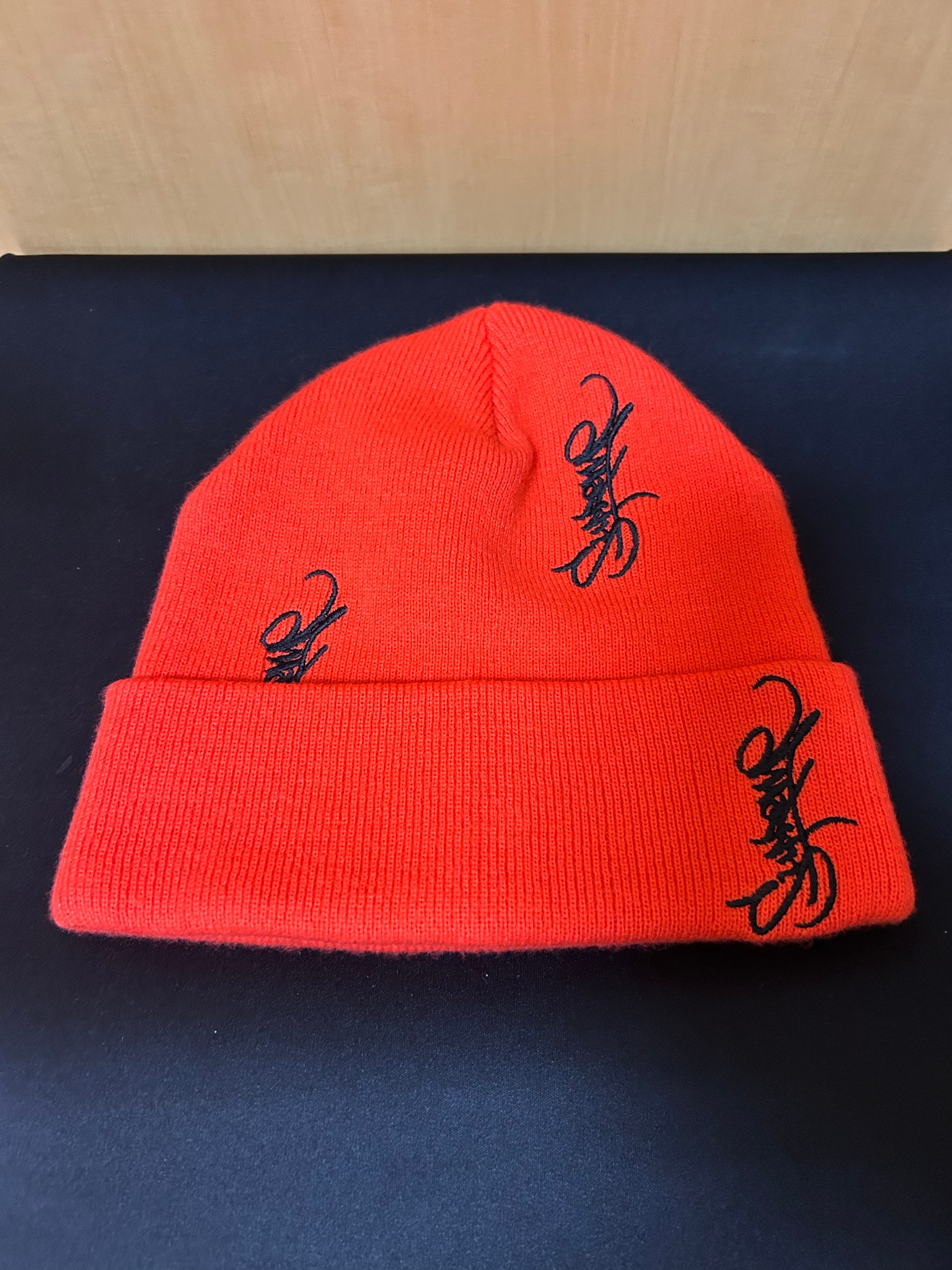 Supreme Tag Beanie "Bright Orange"