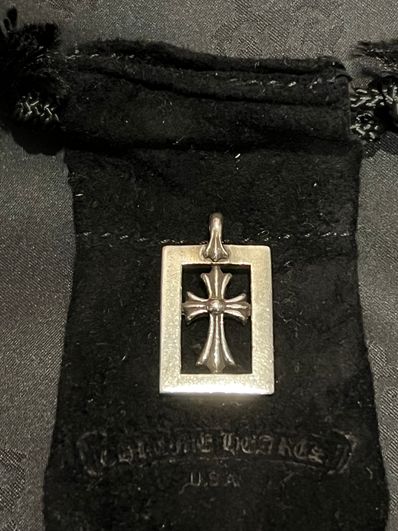 Chrome Hearts Frame Open Baby Fat Charm "Silver"