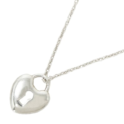 TIFFANY&Co. ティファニー ネックレス ハート ロック シルバー シルバー925 (SV925 Ag925) 新品同様【中古】