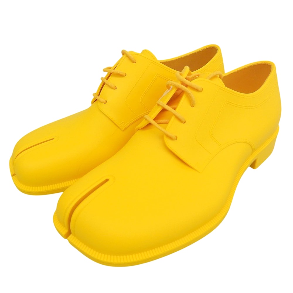 メゾンマルジェラ 新品同様 TABI タビ ラバー シューズ レディース イエロー 37 S58WQ0125 37