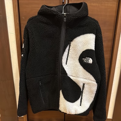 Supreme x The North Face S Logo Hooded Fleece Jacket "Black"