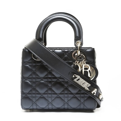 ディオール Dior カナージュ マイ レディ ディオール ミディアム ハンドバッグ【中古】