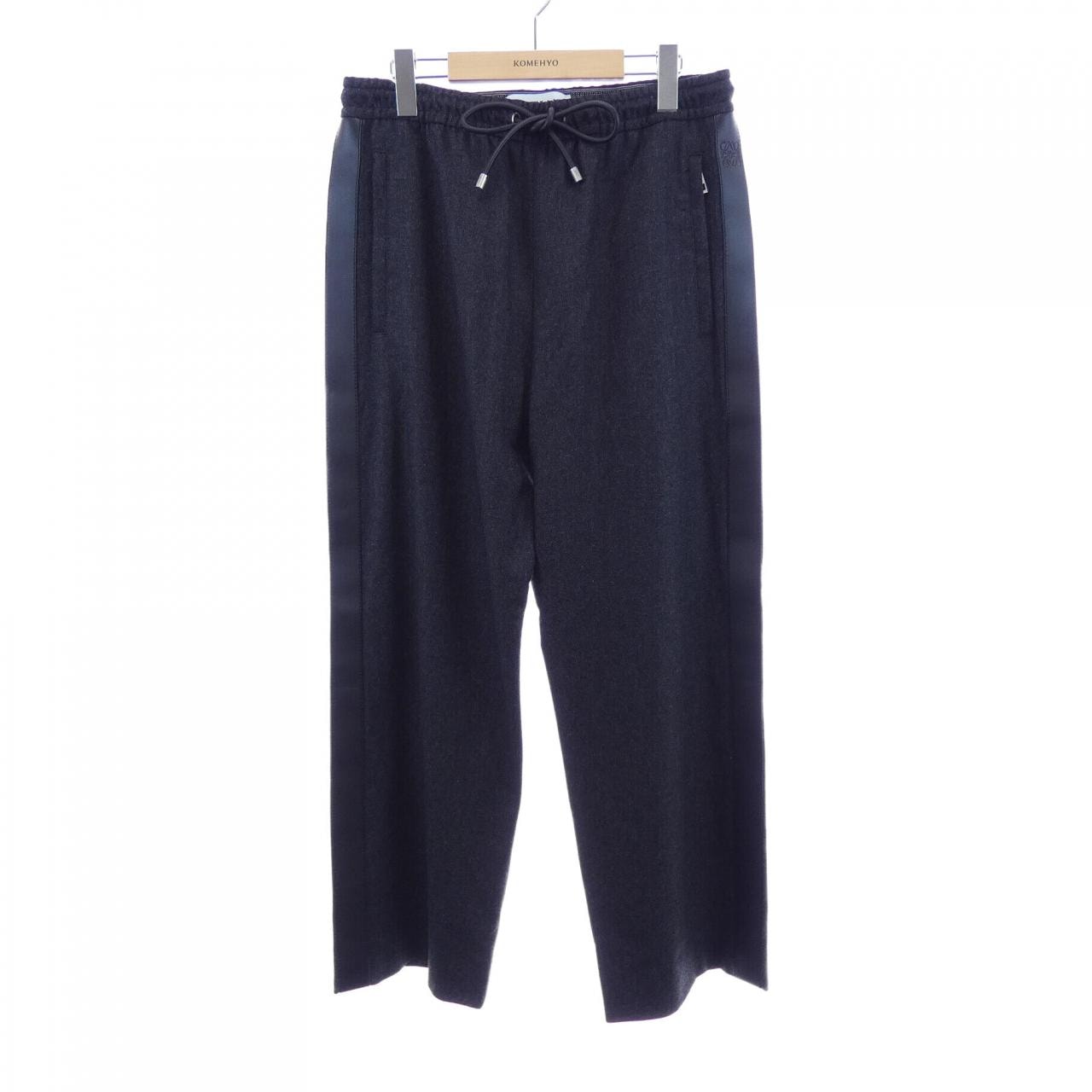 A (未使用に近い)】極美品 ロエベ パンツ ネイビー メンズ 46の古着