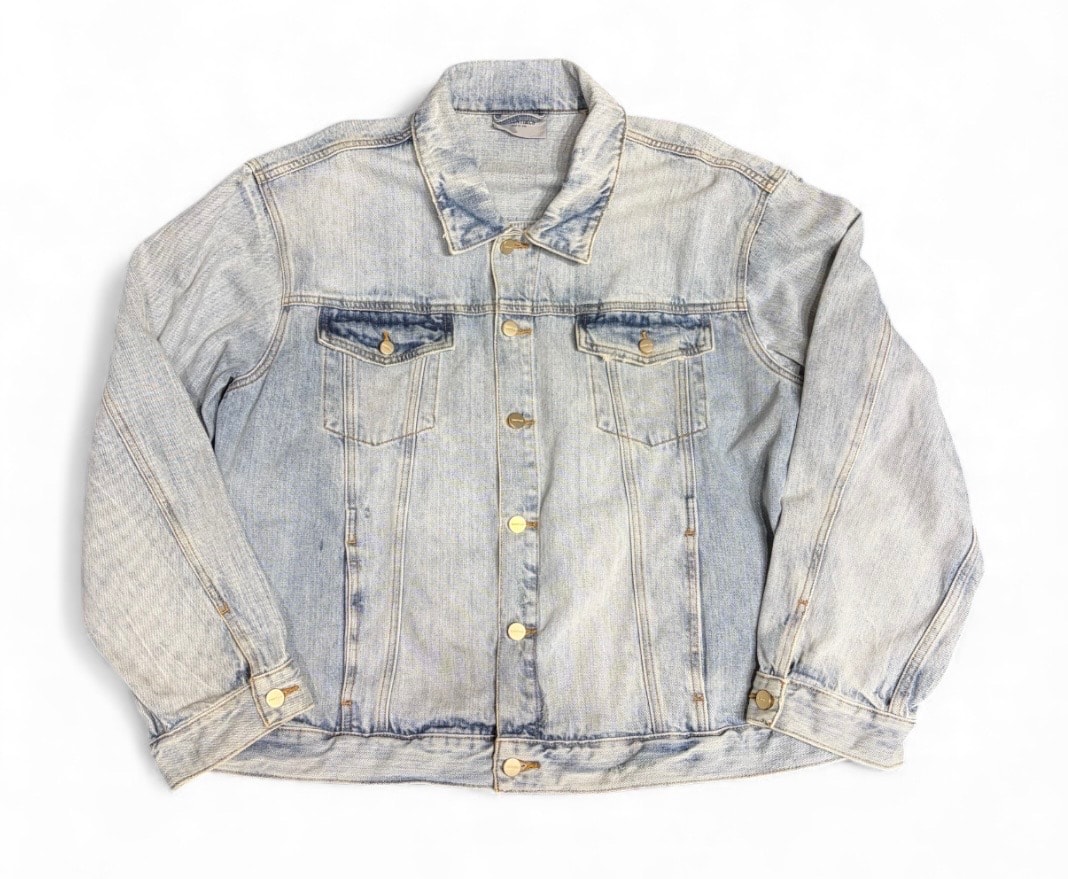 FEAR OF GOD ESSENTIALS Denim Trucker Jacket "Light Indigo"