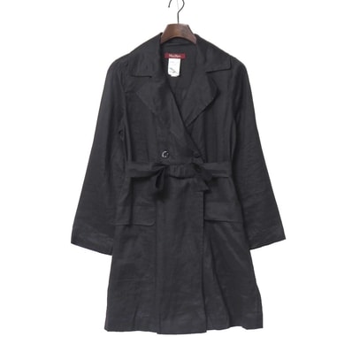 Max Mara Studio マックスマーラ ストゥディオ コート サイズ38 ベルテッドコート スプリングコート ブランド古着【中古】20260320/RA8556