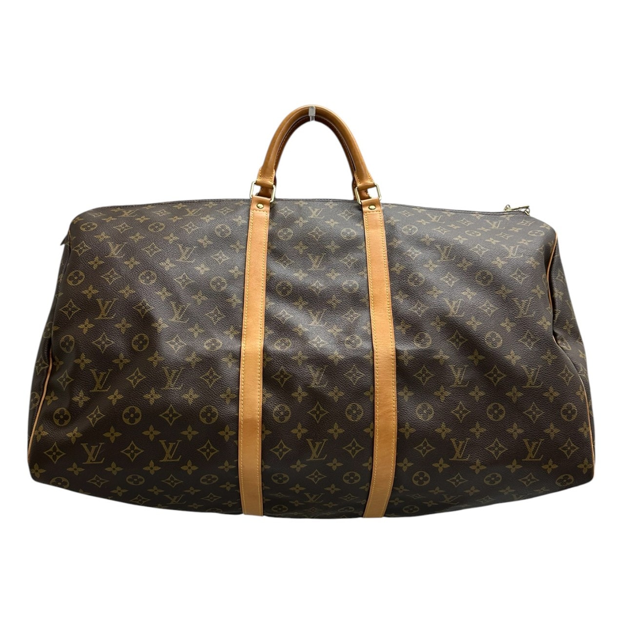 LOUIS VUITTON ルイヴィトン モノグラム キーポル ブラウン PVC ボストンバッグ S1-00155 【中古】
