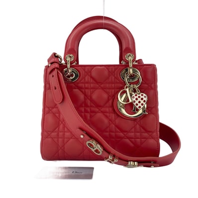 ディオール Dior レディディオール 2WAY ハンドバッグ【中古】
