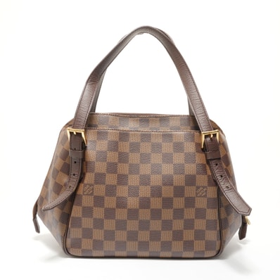 ヴィトン LV 2005年製 ダミエ ベレム MM ハンドバッグ【中古】