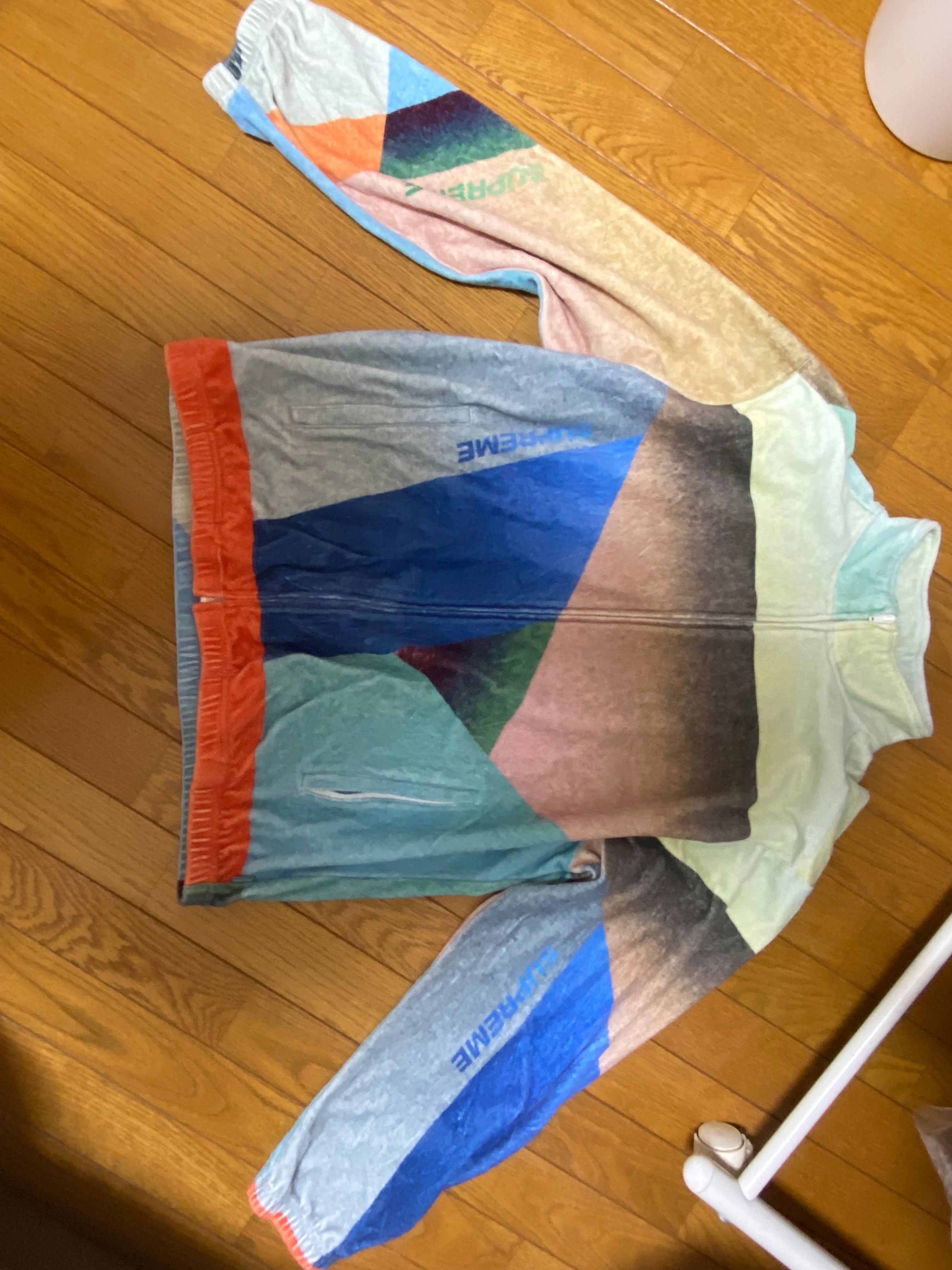 Supreme Geo Velour Track Jacket "Multi"