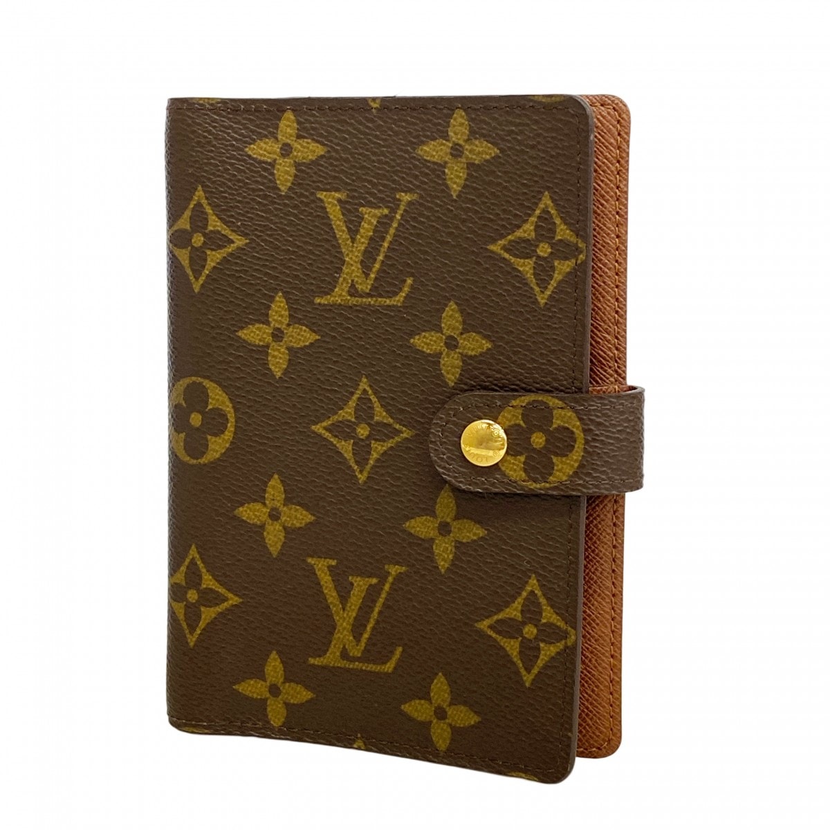 【6da0698】ルイヴィトン 手帳カバー モノグラム アジェンダPM R20005 ブラウン【中古】レディース