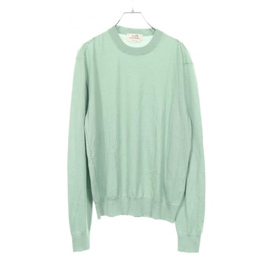 エルメス HERMES ニット 衣料品 トップス カシミヤ シルク シルク レディース グリーン系 【中古】