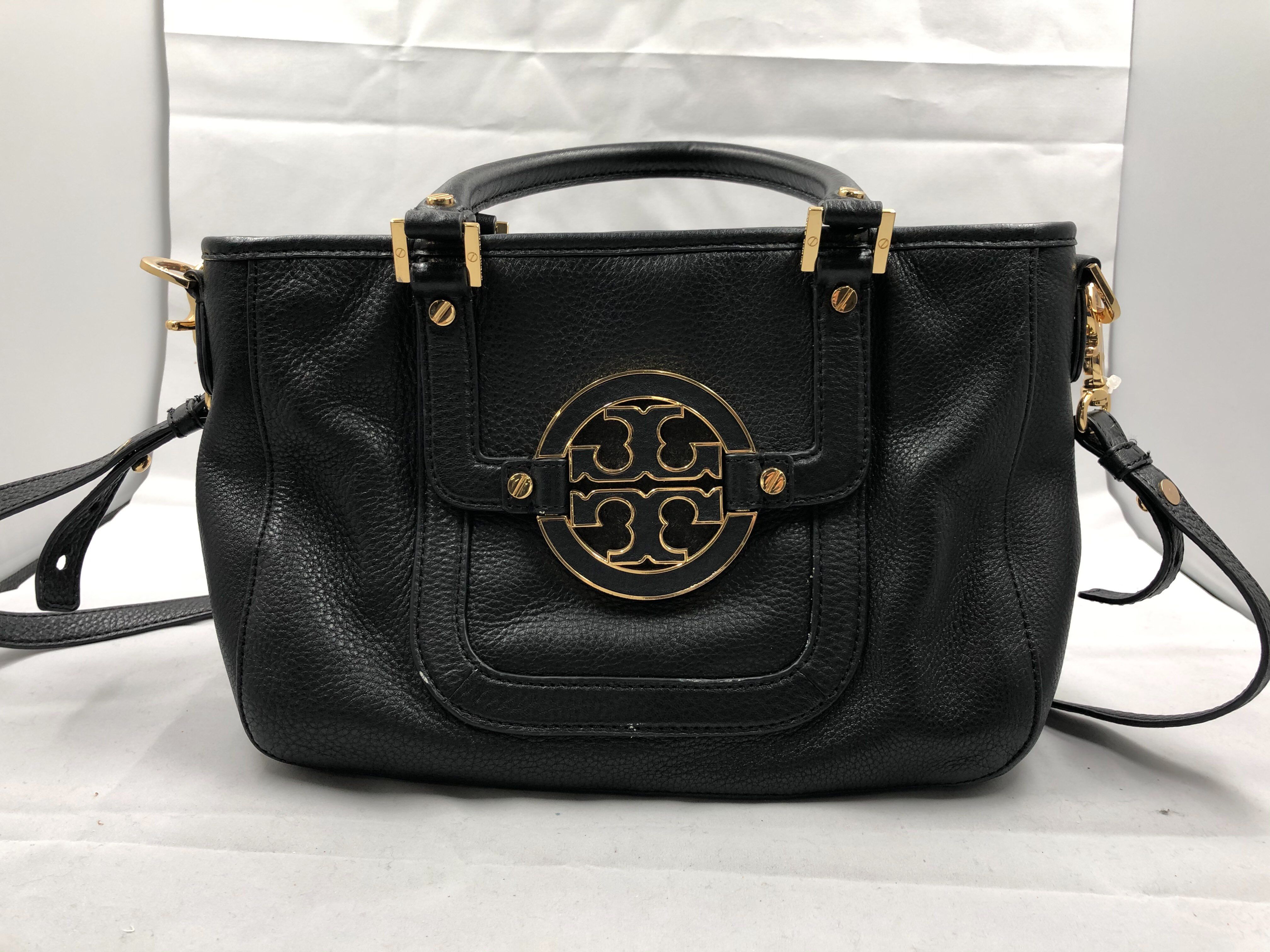 Tory Burch Amanda Hobo Hand Bag "Black"