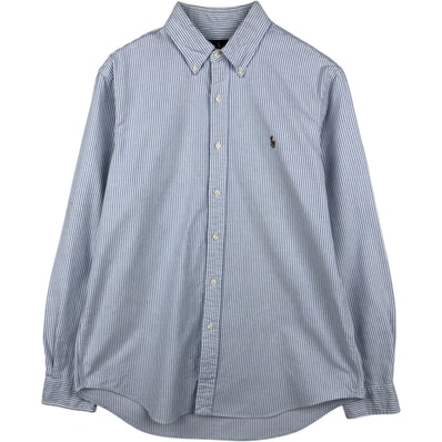 古着 ラルフローレン Ralph Lauren 長袖 ボタンダウンストライプシャツ メンズL相当/eaa634498