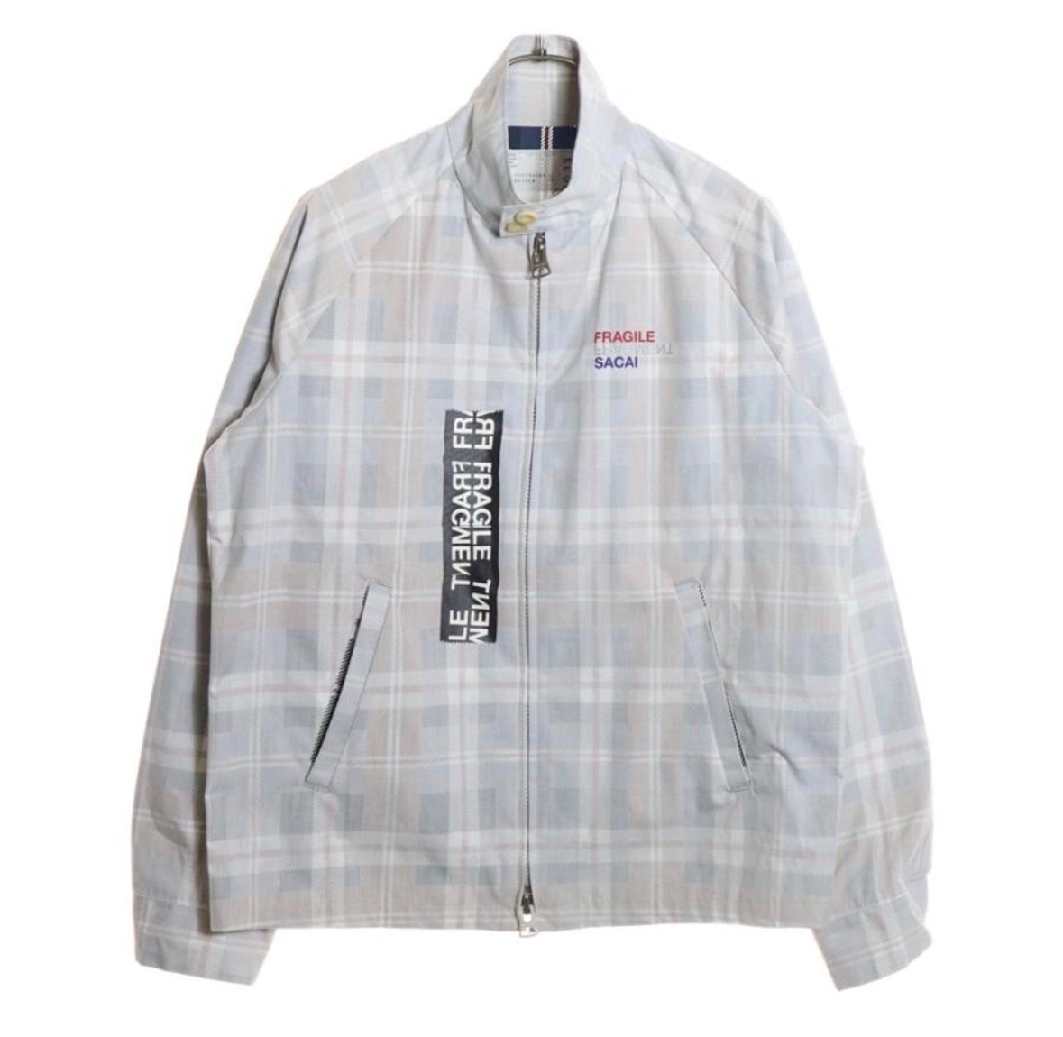 sacai × FRAGMENT DESIGN 19SS ブルゾン ホワイト サイズ1