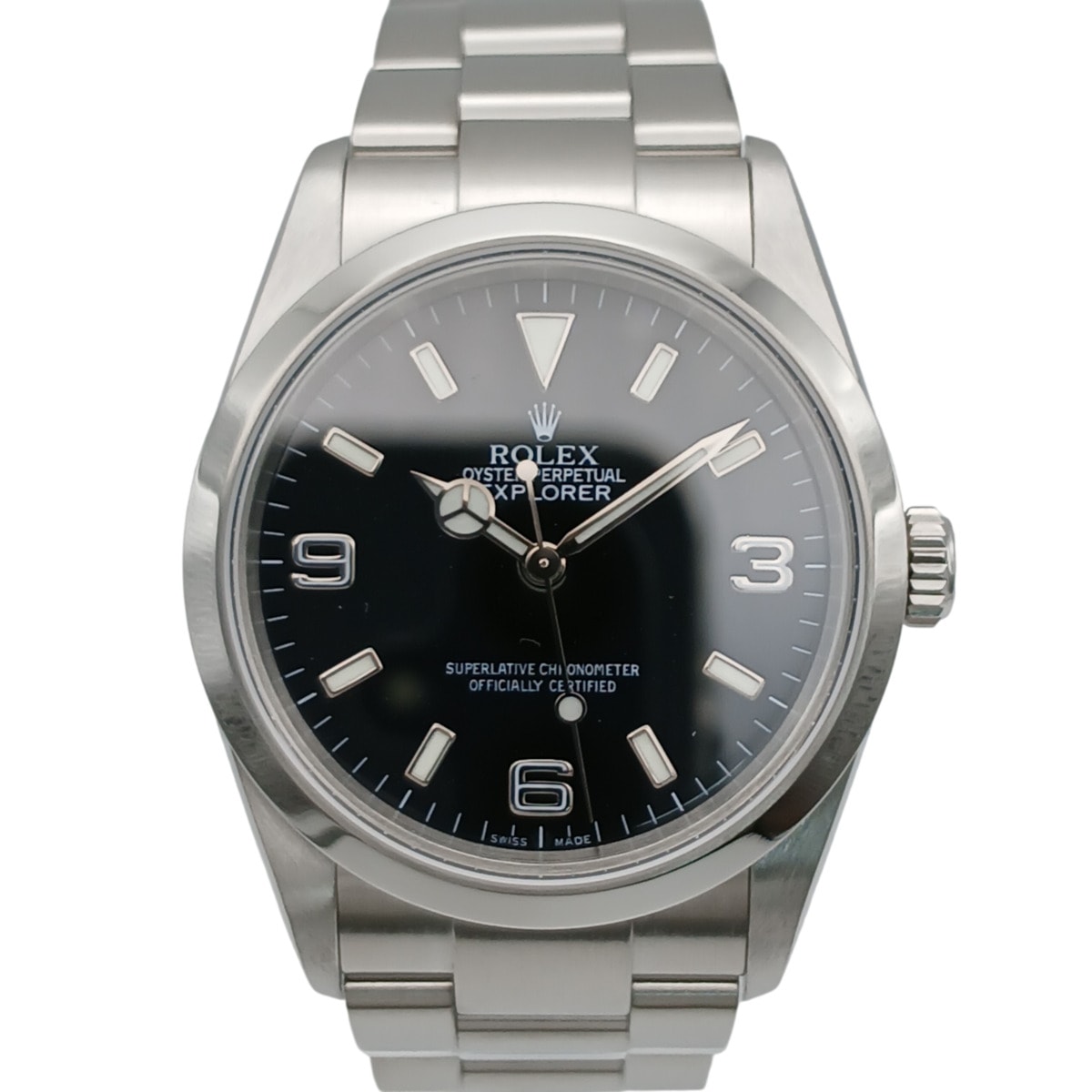 ROLEX ロレックス エクスプローラー I 腕時計 114270 ステンレススチール シルバー ブラック  メンズ【中古】