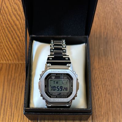 Casio G-Shock GMWB5000D-1 - 44mm in Stainless Steel