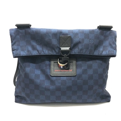 ルイヴィトン LOUIS VUITTON アリゼ ヴィトンカップ N41251 ダミエチャレンジ 肩掛けカバン ショルダーバッグ ナイロン ネイビー