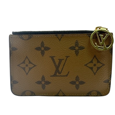 ルイヴィトン LOUIS VUITTON コインケース モノグラム・リバース ポルト カルト・ロミー M81912 ブラウン