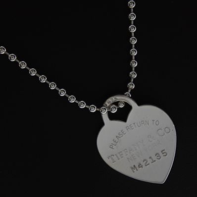 ティファニー リターントゥティファニー ハートタグ ボールチェーン レディースネ