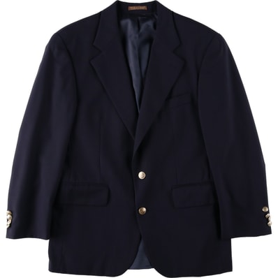 古着 90年代 ラルフローレン Ralph Lauren CHAPS チャップス 紺ブレザー テーラードジャケット カナダ製 メンズM相当/eaa643398