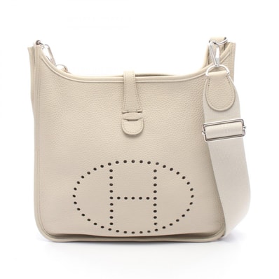 エルメス HERMES エヴリン 3 トロワ PM ショルダーバッグ バッグ トリヨンクレマンス トリヨンクレマンス ベトン D刻印(2019年製造) レディース ベージュ系 【中古】