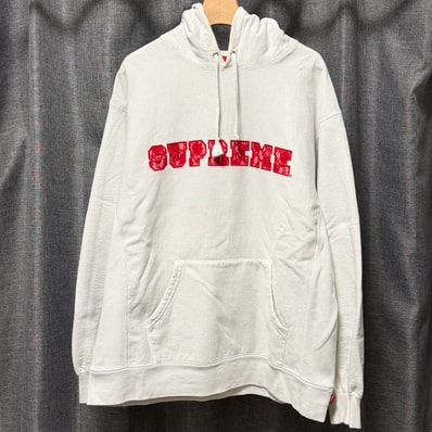 Supreme Lace Hooded Sweatshirt "White"