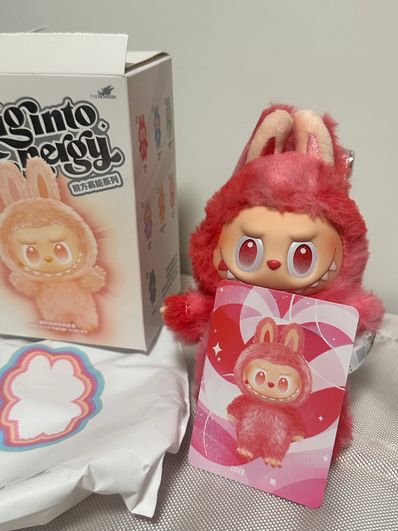 POP MART THE MONSTERS (LABUBU) Big into Energy Series Plush Pendant LOVE