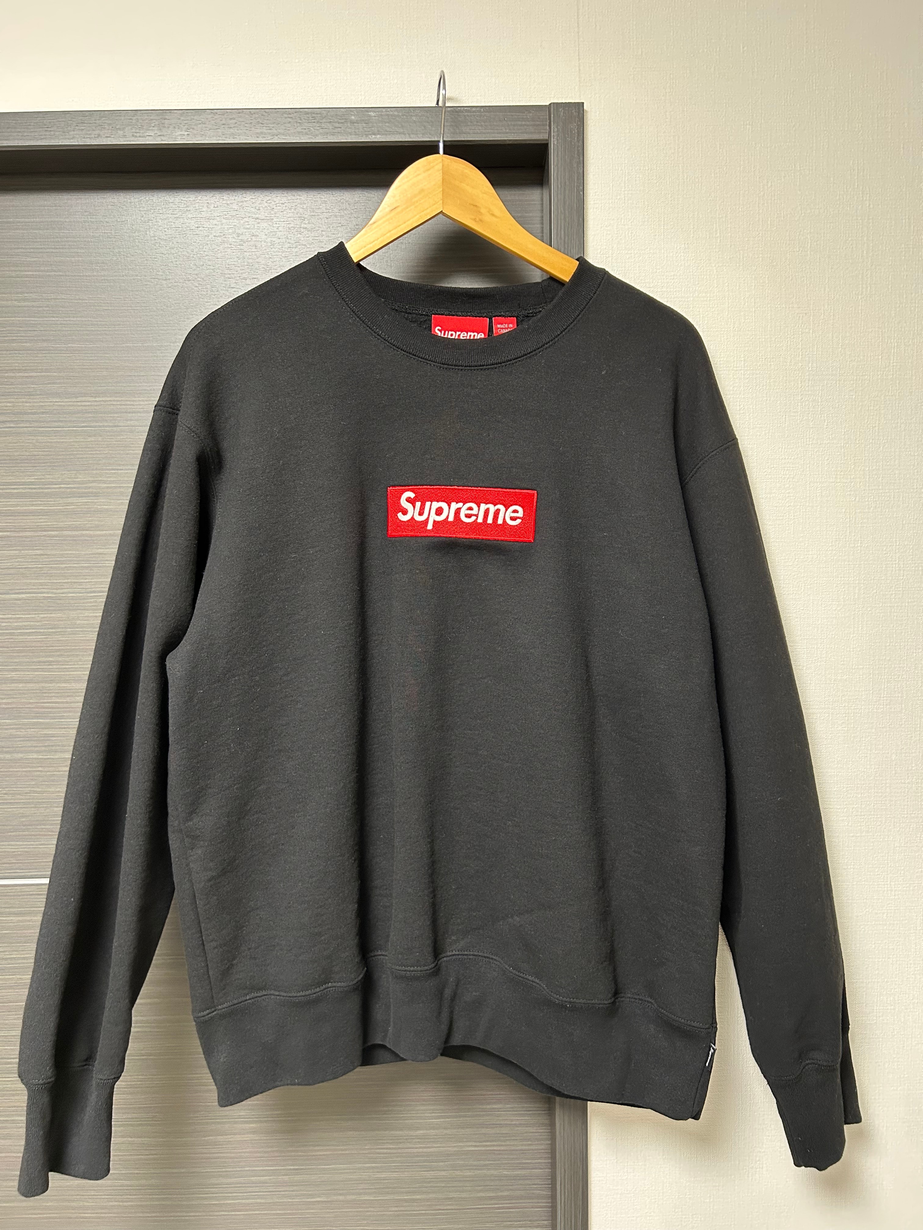 Supreme Box Logo Crewneck "Black" (22FW)