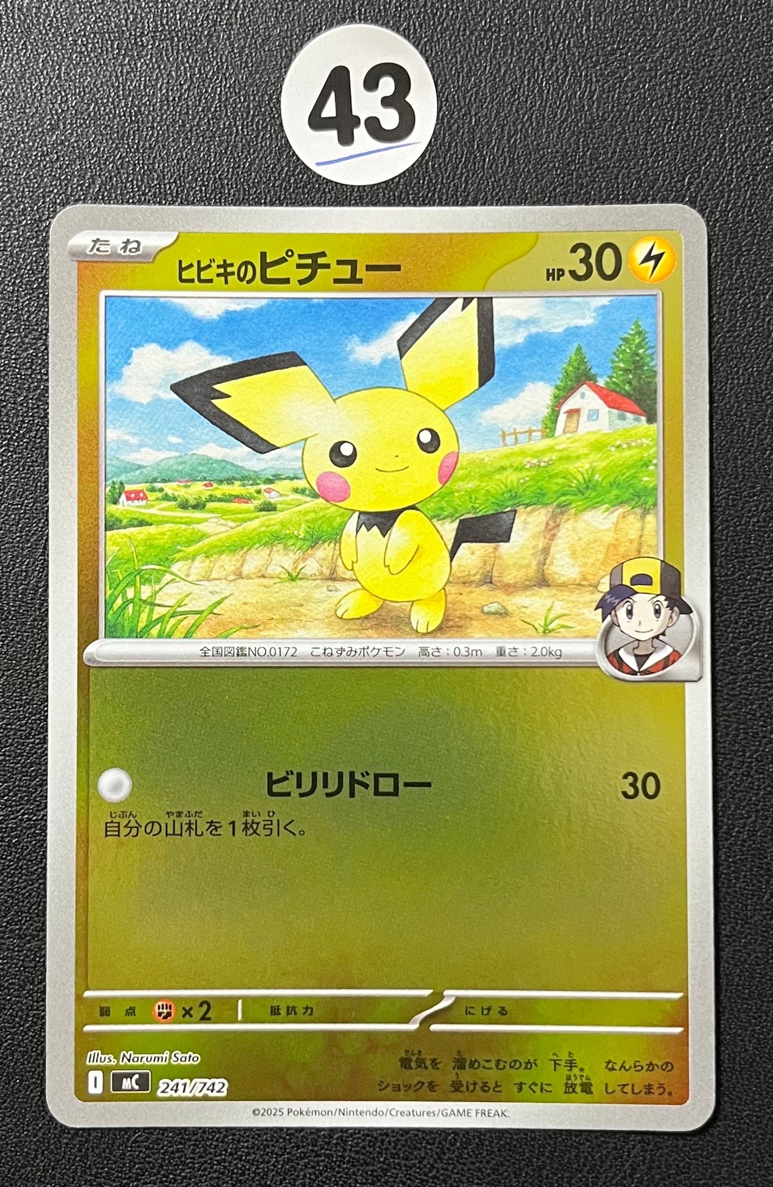 PSA10】ヒビキのピチュー :ミラー [MC 241/742](スタートデッキ100
