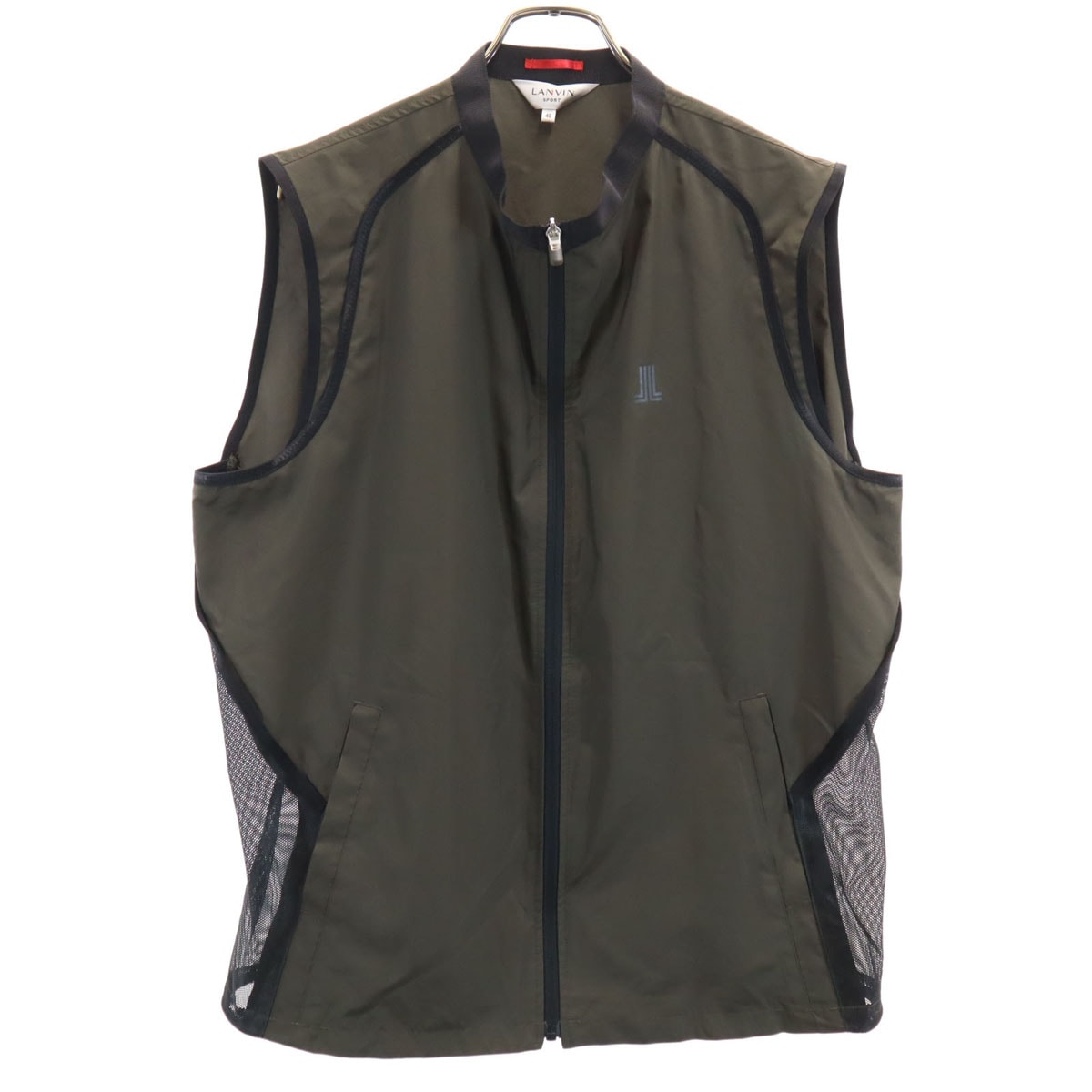 美品 LANVIN SPORT ランバンスポール ベスト 40 カーキ