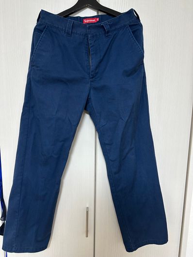 Supreme ネイビー ワークパンツ 30インチ 2021ss