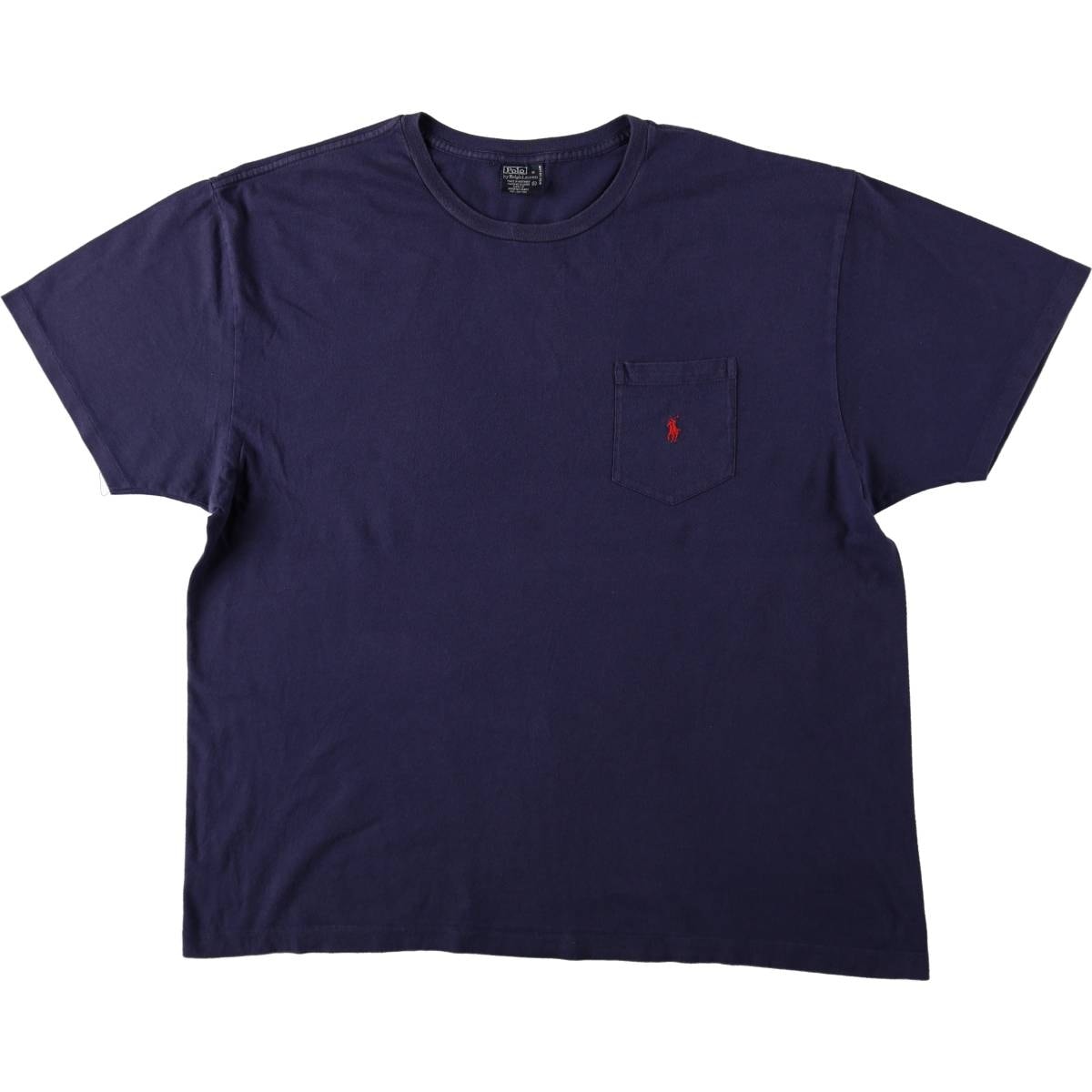 古着 ラルフローレン Ralph Lauren POLO by Ralph Lauren 半袖 ワンポイントロゴポケットTシャツ メンズXL相当/eaa672099