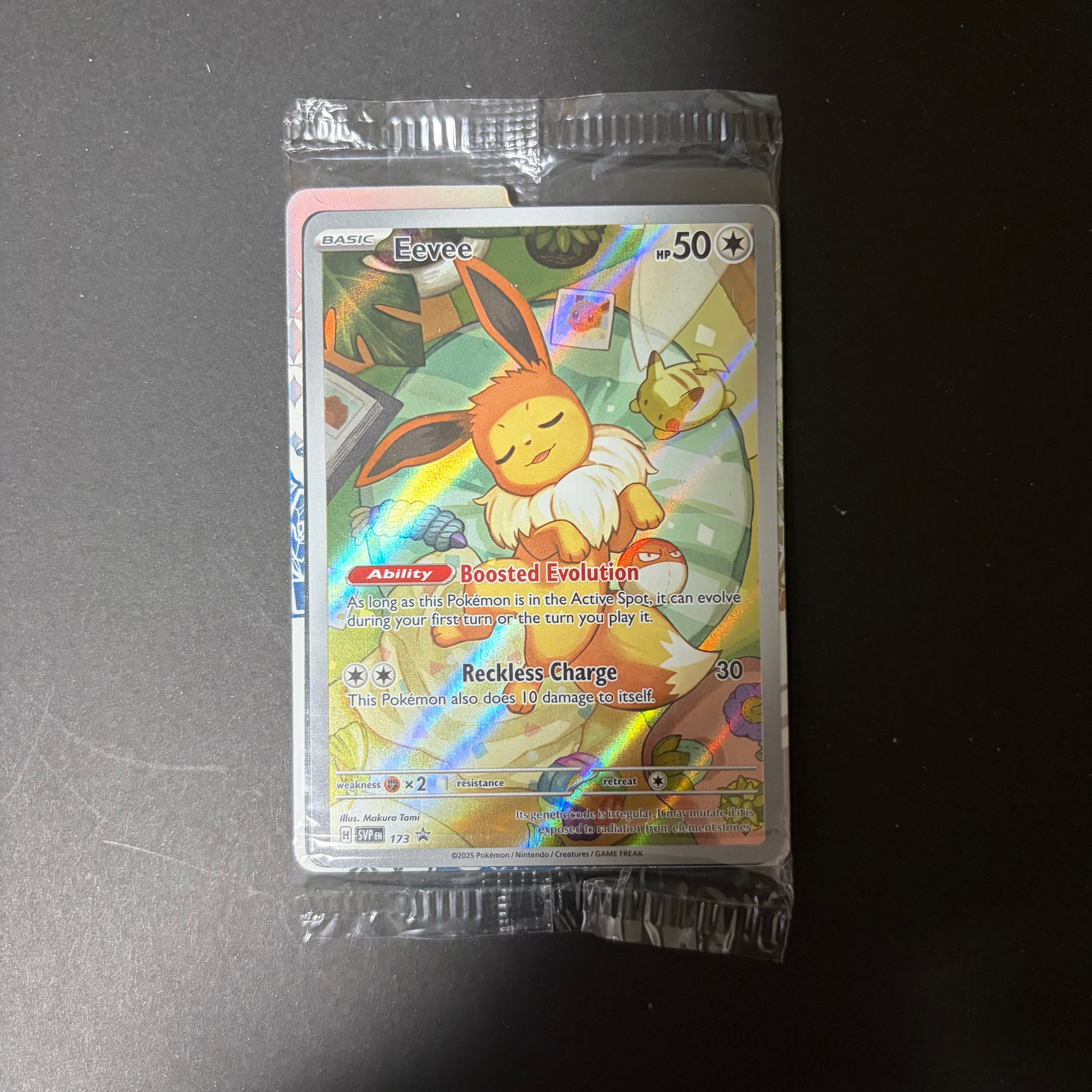 イーブイ P [SVP EN 173]【英語版】(スカーレット&バイオレット「プリズマティックエボリューションズ エリートトレーナボックス」)