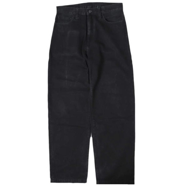 carhartt WIP カーハート ワークインプログレス LANDON PANT ランドンパンツ I030468 30 Black(Stone Washed) ジップフライ 12オンス デニムパンツ ジーンズ ボトムス g27922