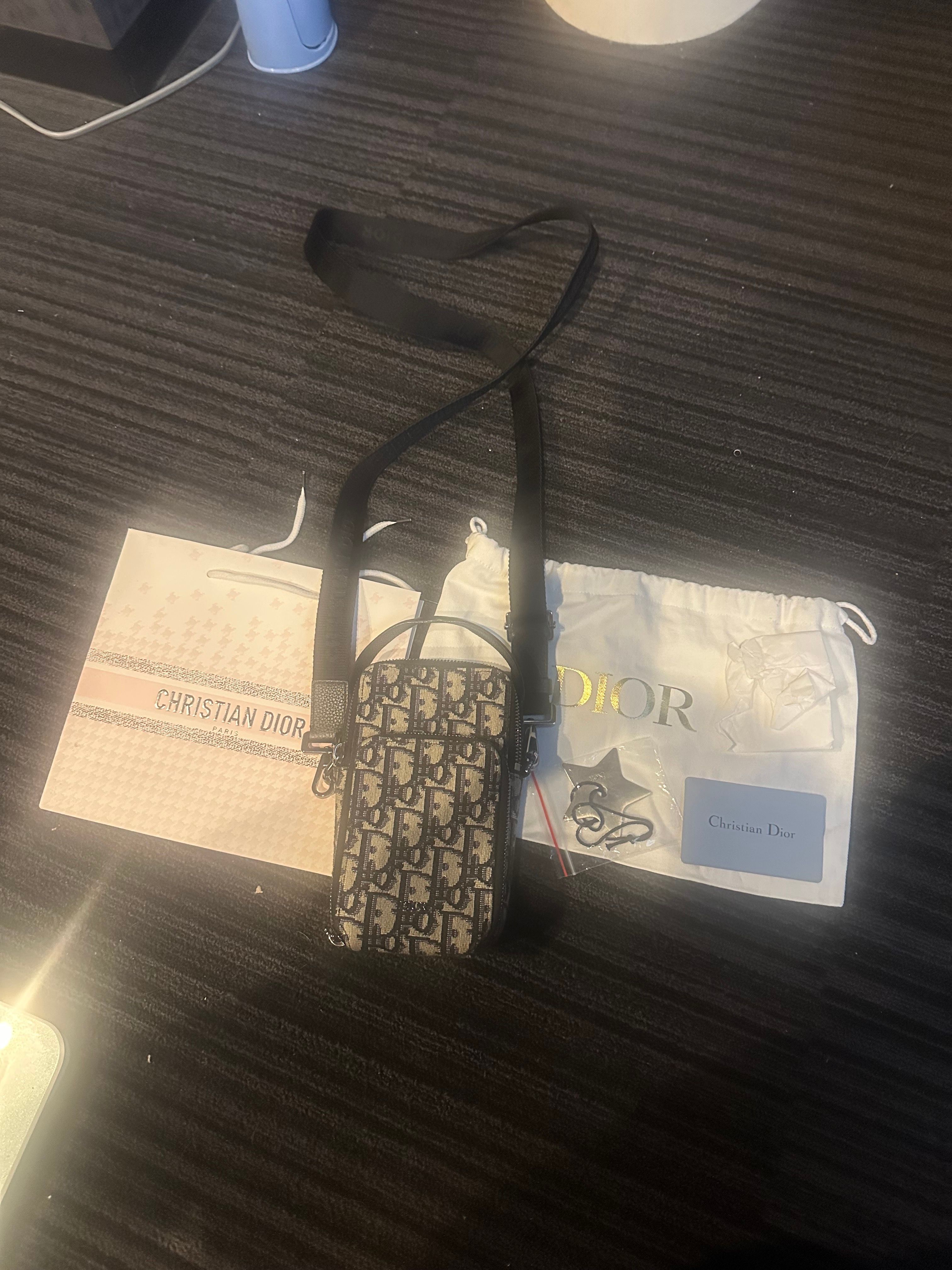 Dior Rider Microporch Dior Oblique Jacquard "Beige"