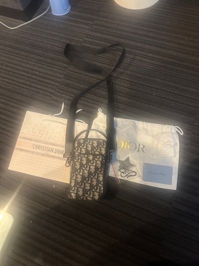 Dior Rider Microporch Dior Oblique Jacquard "Beige"