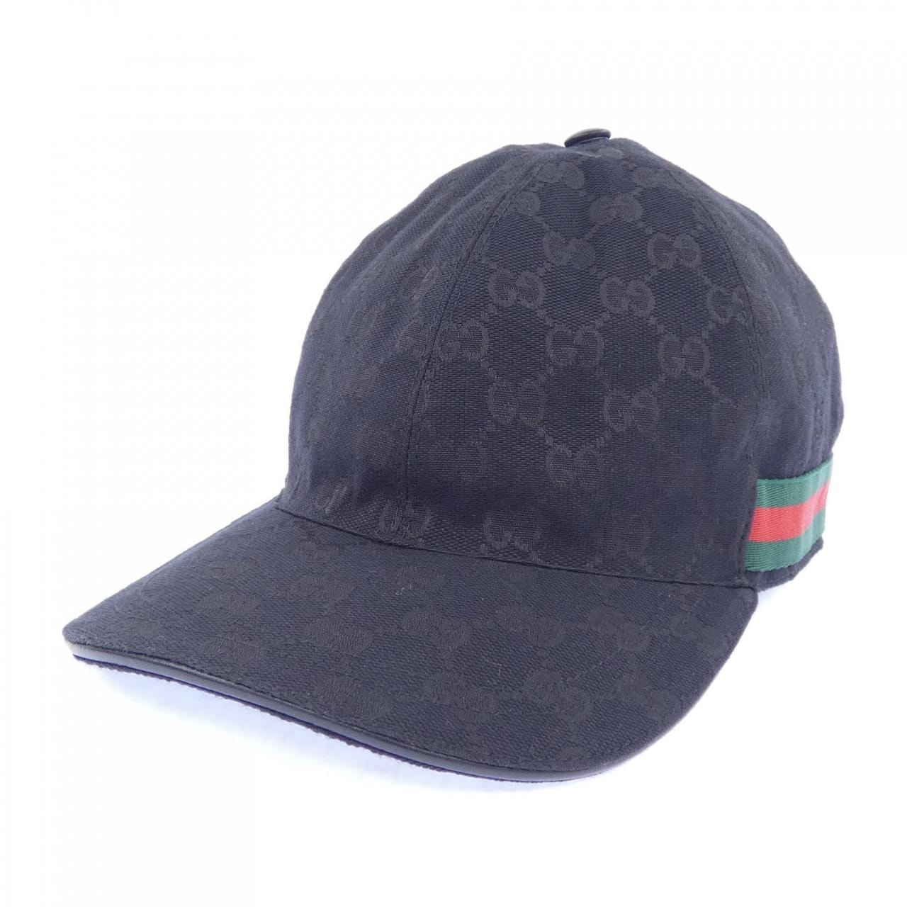 B (目立った傷や汚れなし)】GUCCI グッチ バケットハット ブラック 