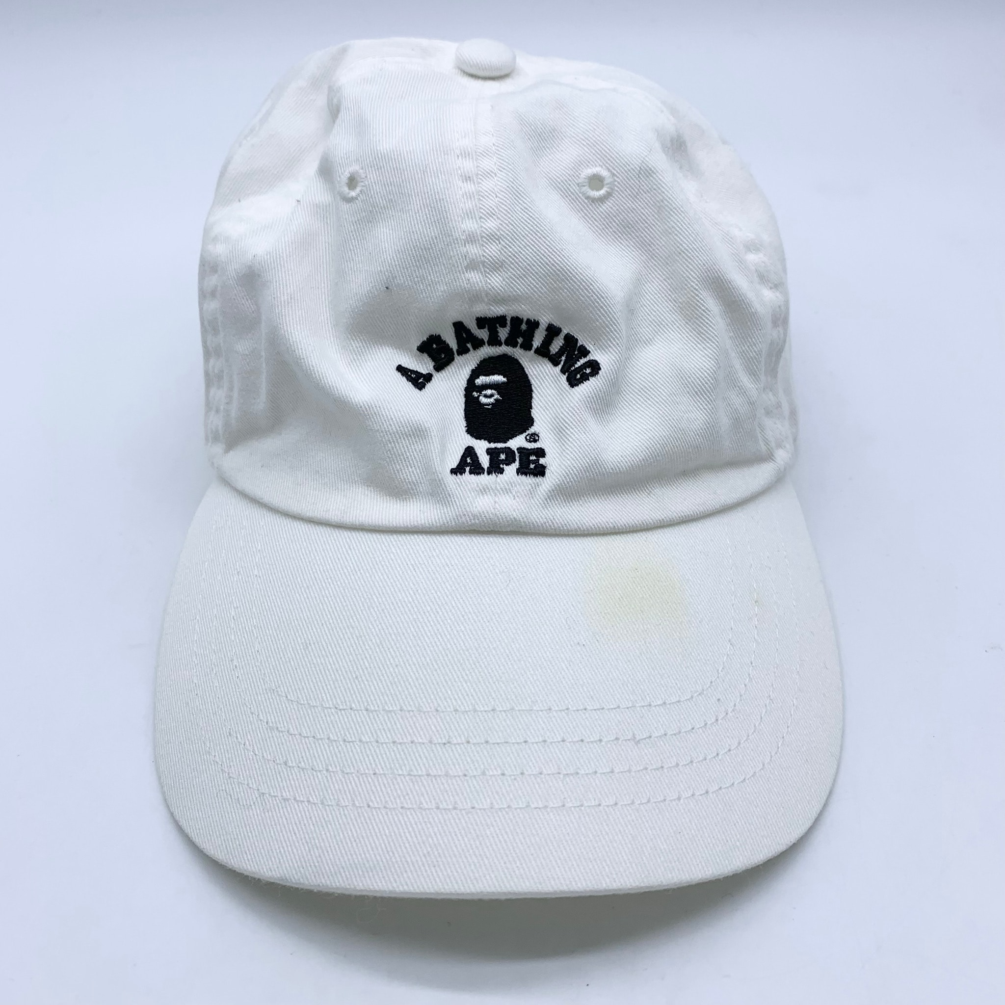 A BATHING APE cap White