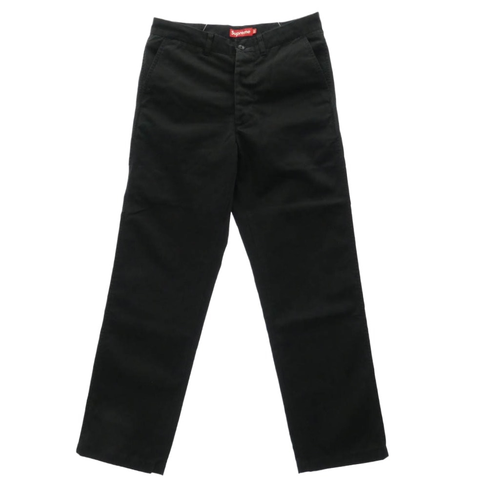 Supreme シュプリーム chino pants チノ パンツ ワーク パンツ 32 ブラック系 32【中古】