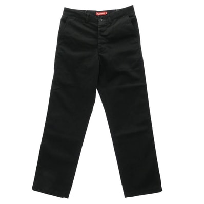 Supreme シュプリーム chino pants チノ パンツ ワーク パンツ 32 ブラック系 32【中古】