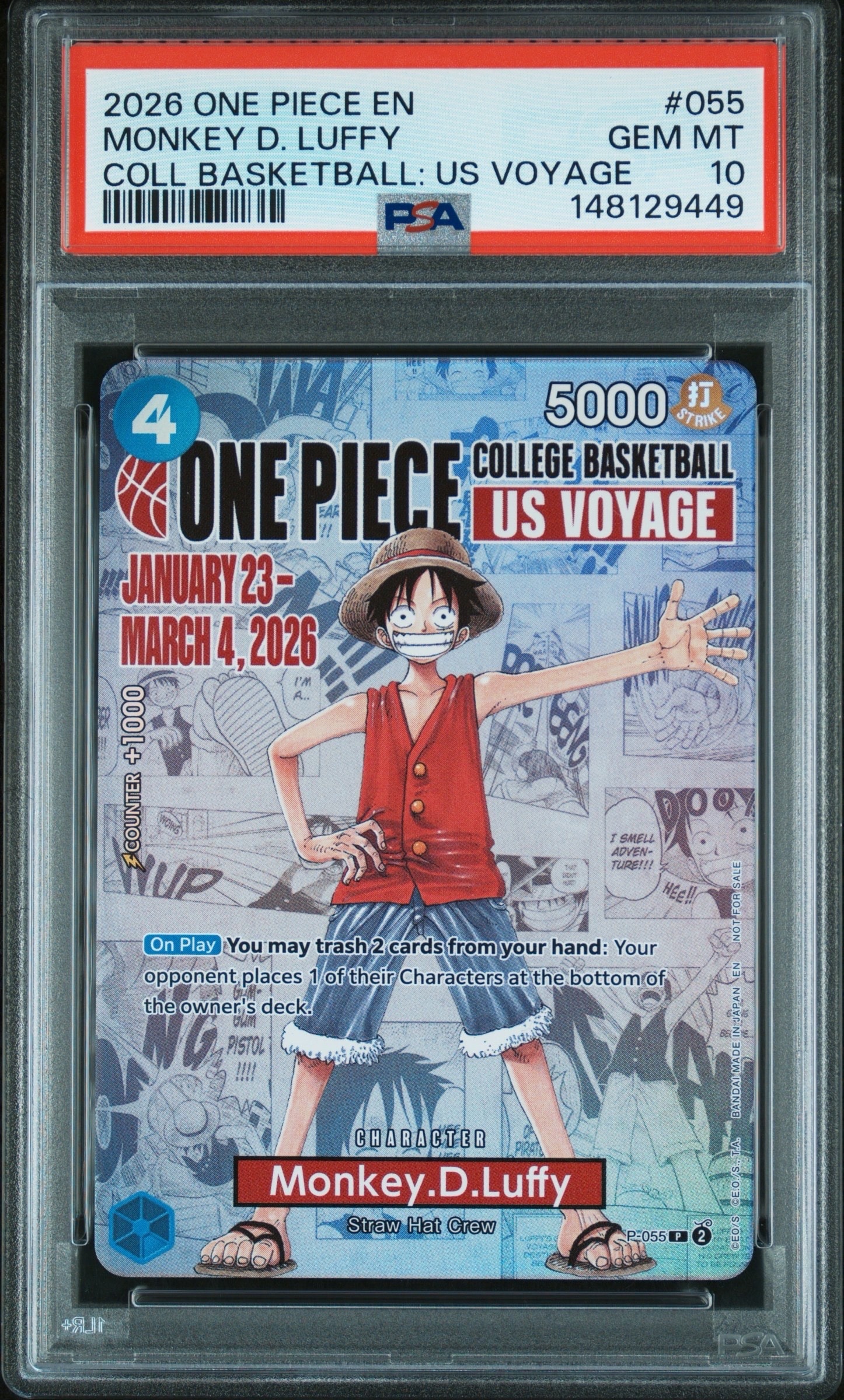 モンキー・D・ルフィ：P (未開封) [P-055]【英語版】(プロモーション