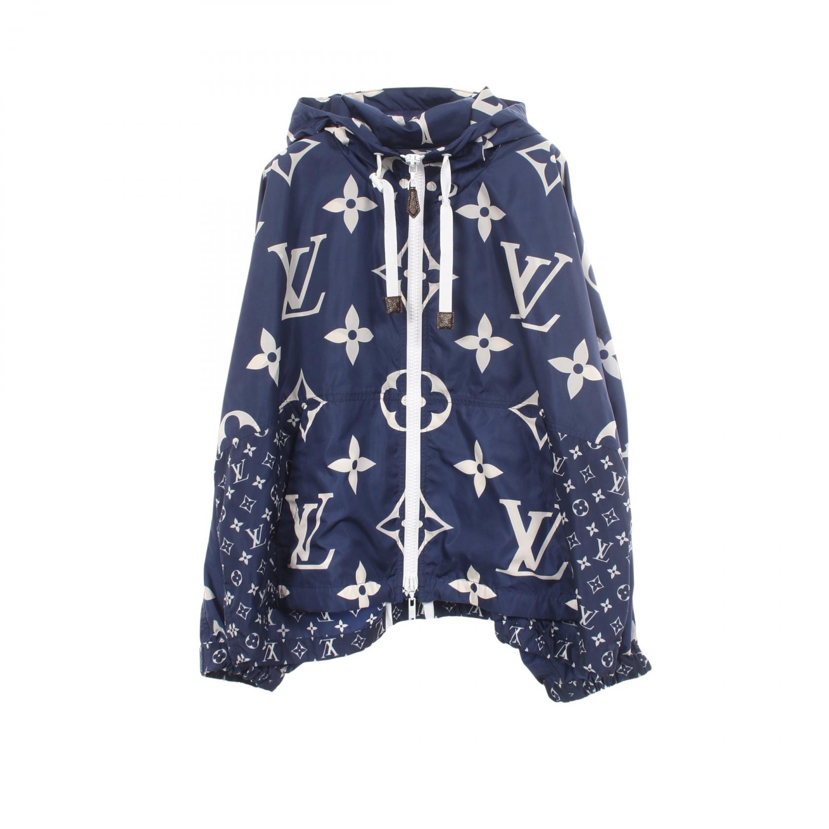 ルイ・ヴィトン LOUIS VUITTON モノグラムバミューダ ナイロンジャケット 衣料品 アウター ナイロン メンズ レディース ブルー系 / ホワイト系 / ブラウン系 FJ0W01UUE 【中古】