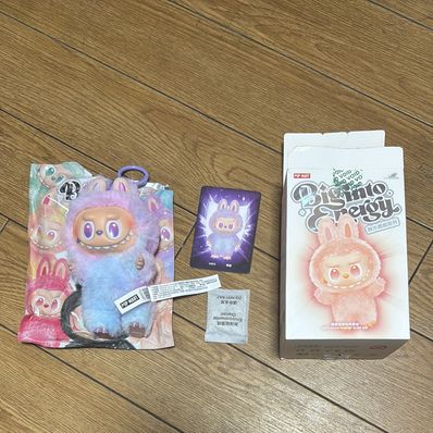 POP MART THE MONSTERS (LABUBU) Big into Energy Series Plush Pendant LUCK