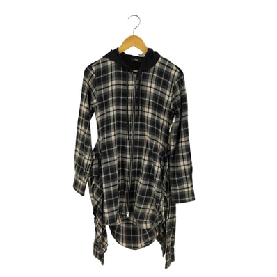 D-EAST DRESS レイヤードジップシャツパーカー【1139609568969】