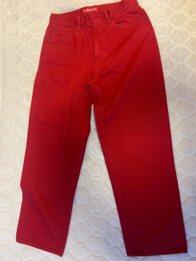 Supreme Baggy Jean (25FW) "Red"