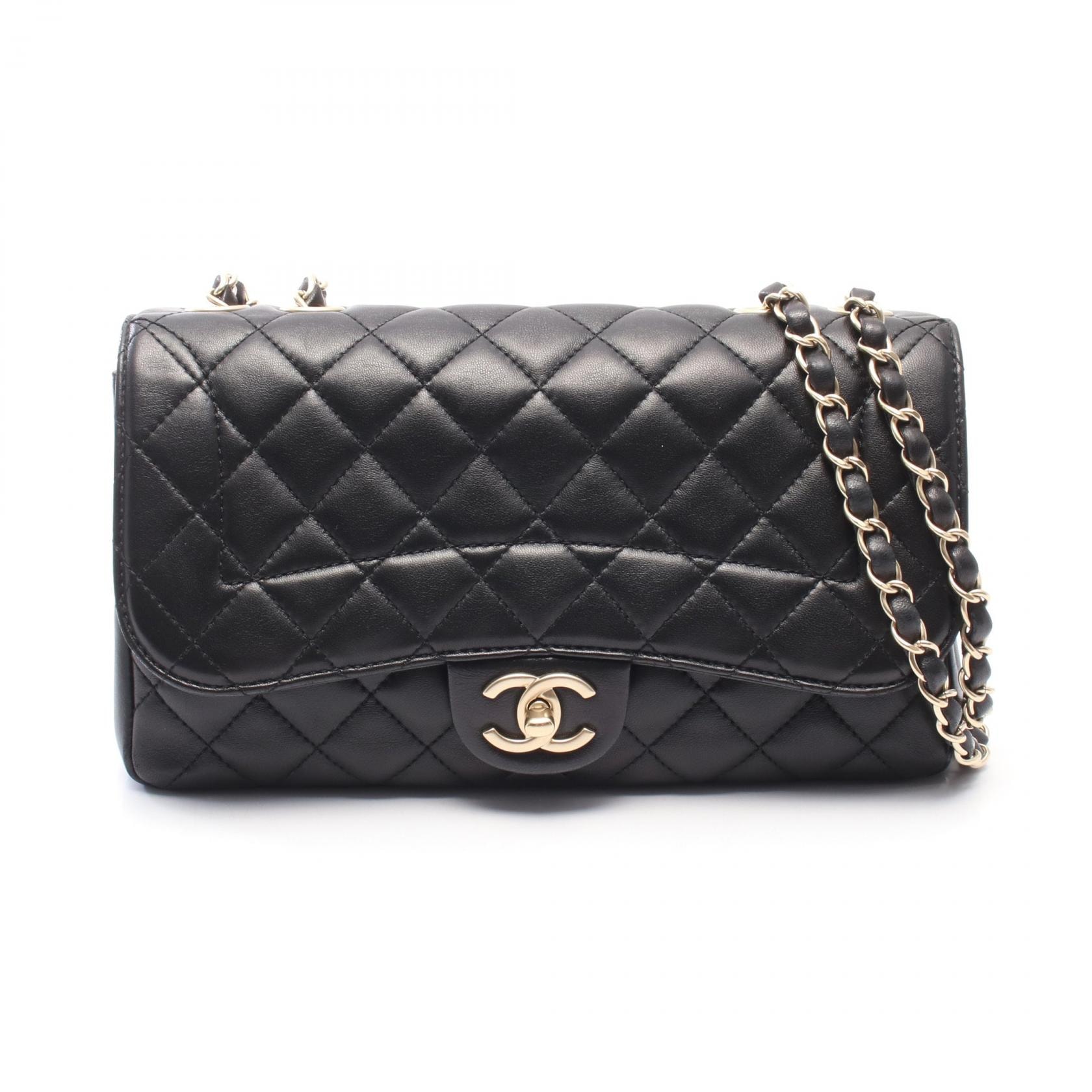 シャネル CHANEL マトラッセ ショルダーバッグ バッグ ラムスキン(羊革) レディース ブラック系 A93937 【中古】