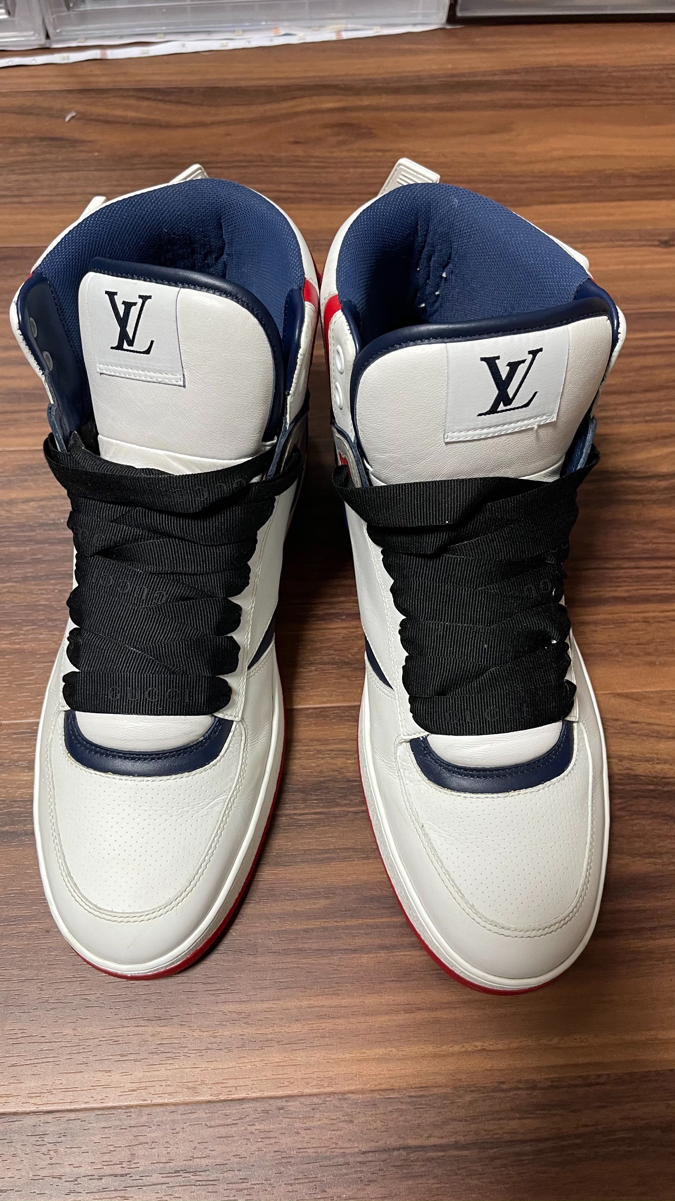 取り扱い不可:Louis Vuitton Rivoli Sneaker Boots "Marron"