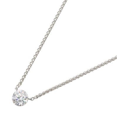 ティファニー TIFFANY&CO タイタンセッティングbyフォレルウィリアム ネックレス ネックレス ジュエリー Pt950プラチナ ダイヤモンド レディース シルバー系 / クリア系 【中古】