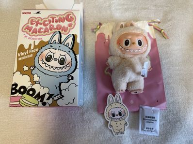 POP MART THE MONSTERS (LABUBU) Exciting Macaron Plush Series SOYMILK